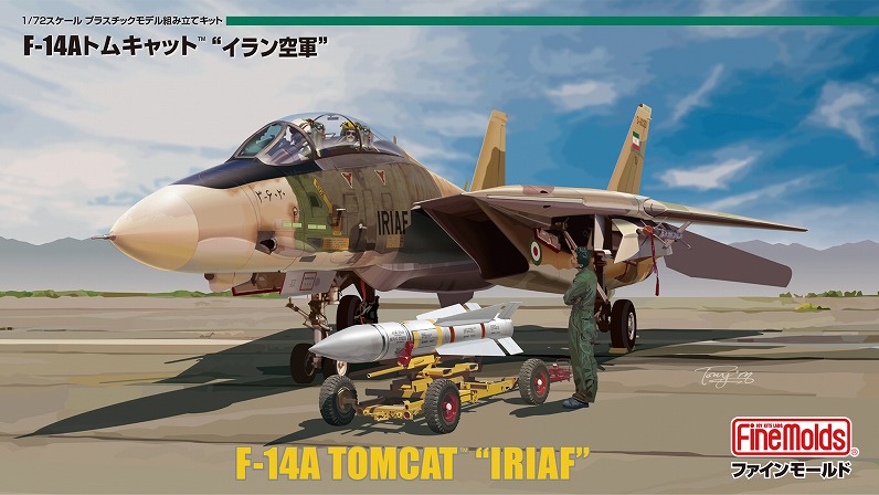 1/72イラン空軍F-14A_ファインモールド