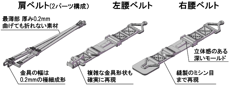 ファインモールド 1/72 ナノ・アヴィエーションシリーズ 第二次世界大戦アメリカ軍機用シートベルト プラモデル用パーツ NA4 tf8su2k